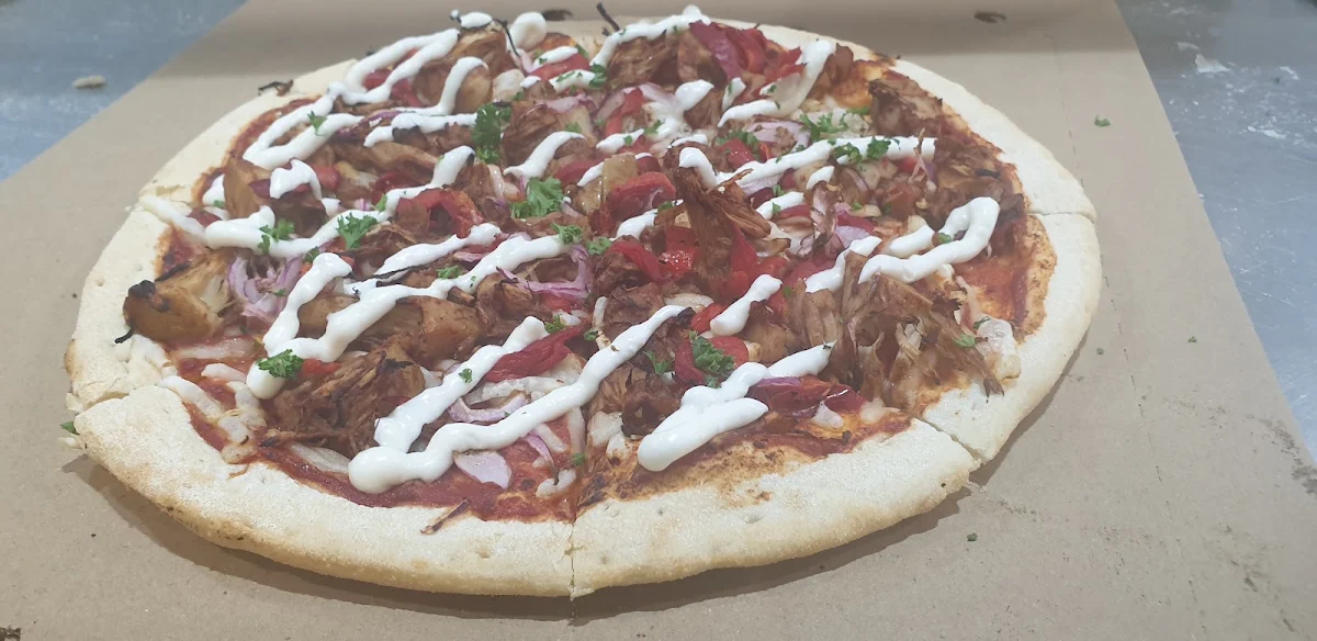 Pulled Jack Fruit Vegan Pizza
