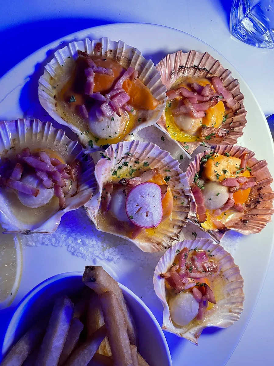 Scallops, Unicorn Seafood Restaurant Broadbeach