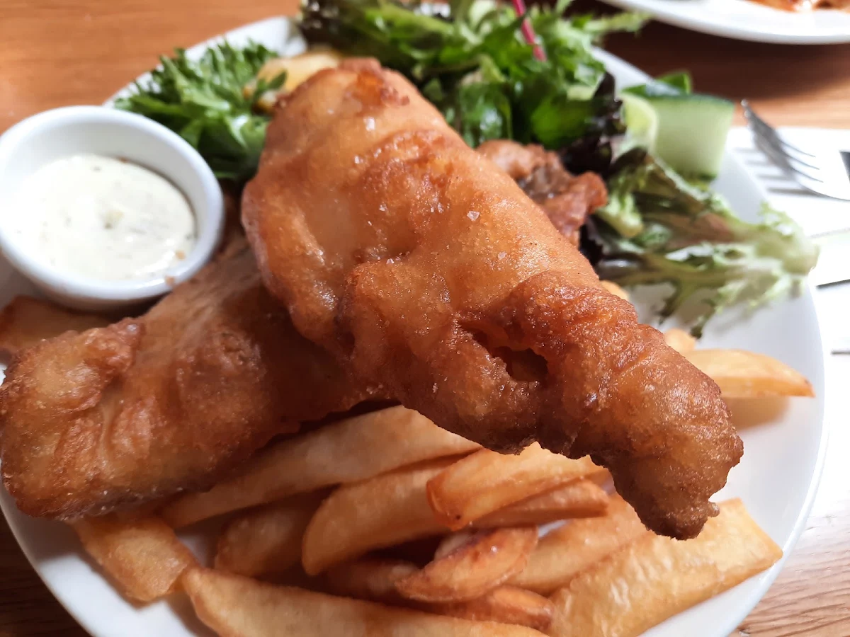 Battered Fish & Chips, American Hotel Echuca