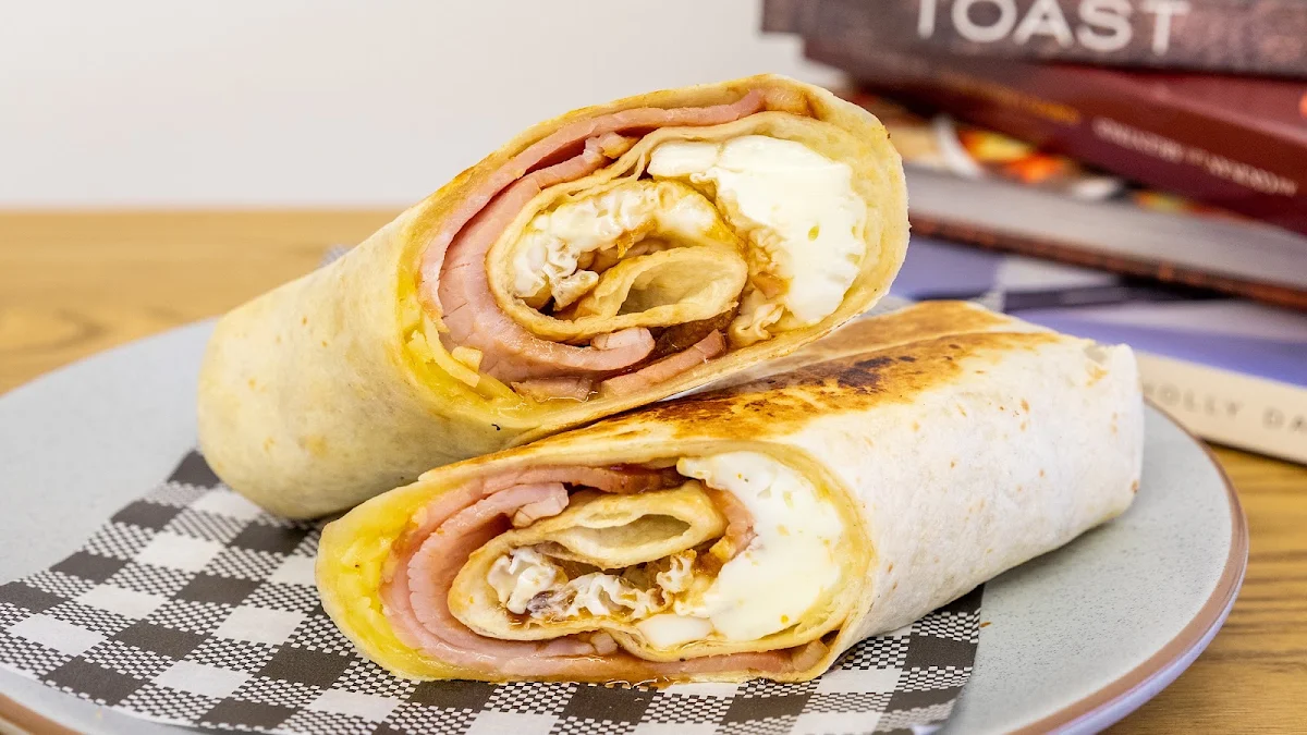 Bacon & Egg Wrap, La Cantina Mascot