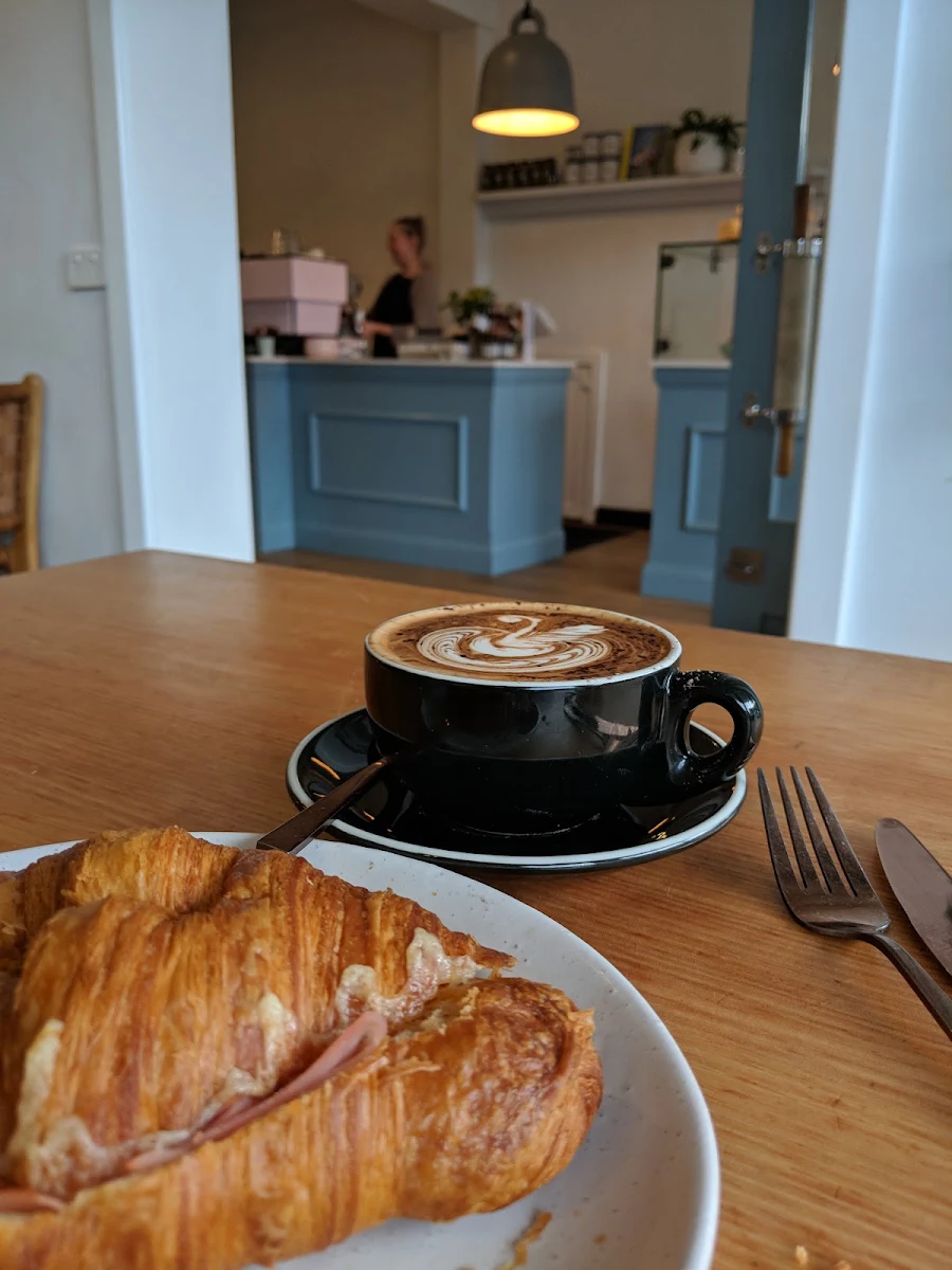 Cappuccino and Croissant