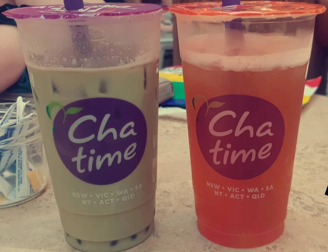 Matcha Latte & Peach Black Tea