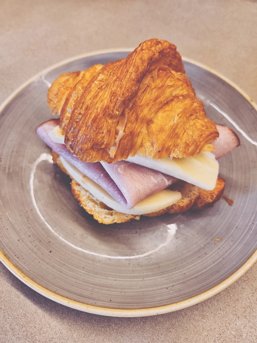 Ham and Scamorza Cheese Croissant