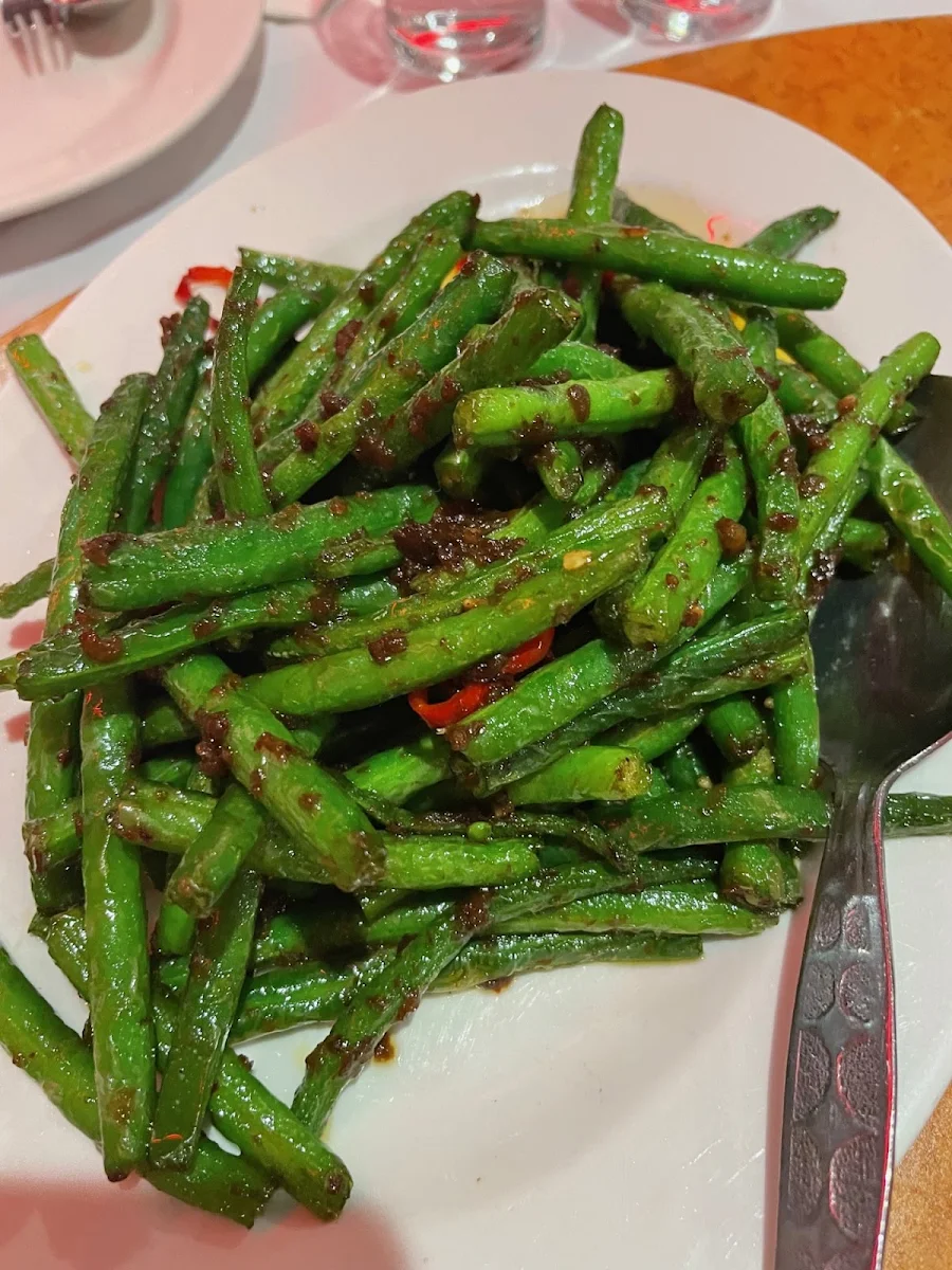 String Beans with Minced Pork, Chin's Noodle House