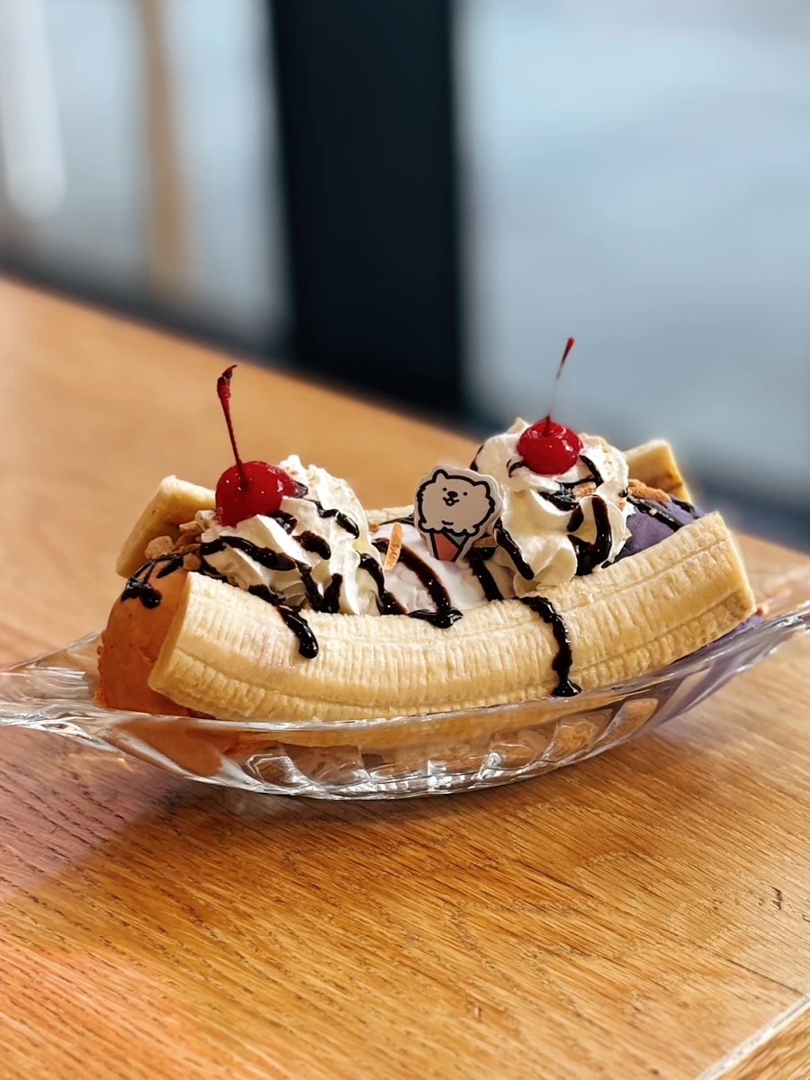 Banana Split, Sugarays Plant-Based Gelato