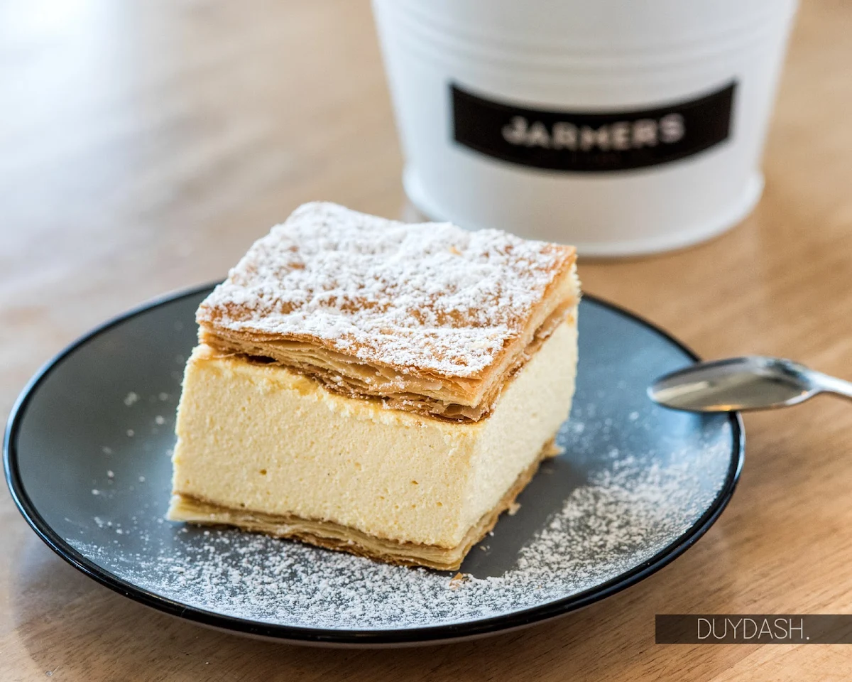 Coffee and Vanilla Slice