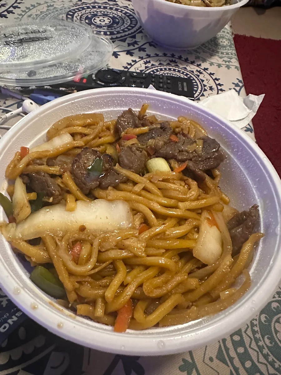 Mongolian Beef with Noodles