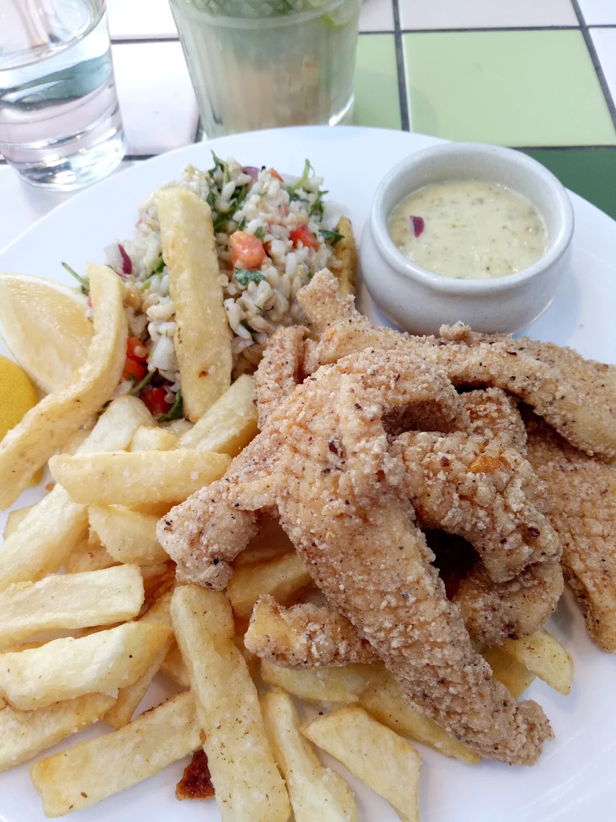 Lemon Pepper Squid & Chips