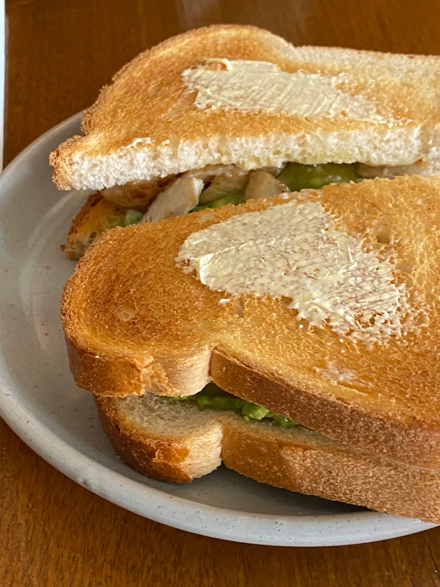 Chicken Avocado Toasted Sandwich