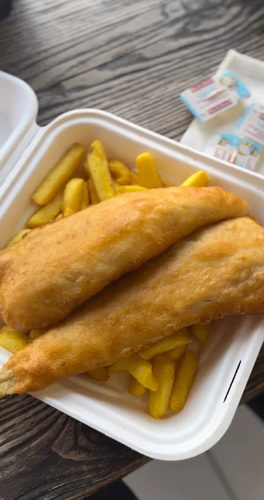 Fish & Chips with Can of Drink