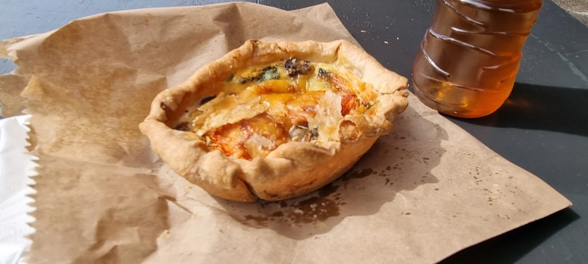 Vegetable Quiche, The Tiny Teapot Cafe