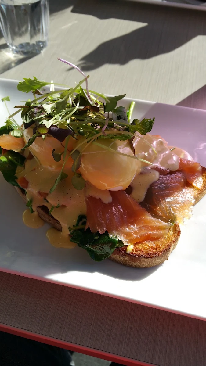 Salmon Stack, Split Bean Cafe