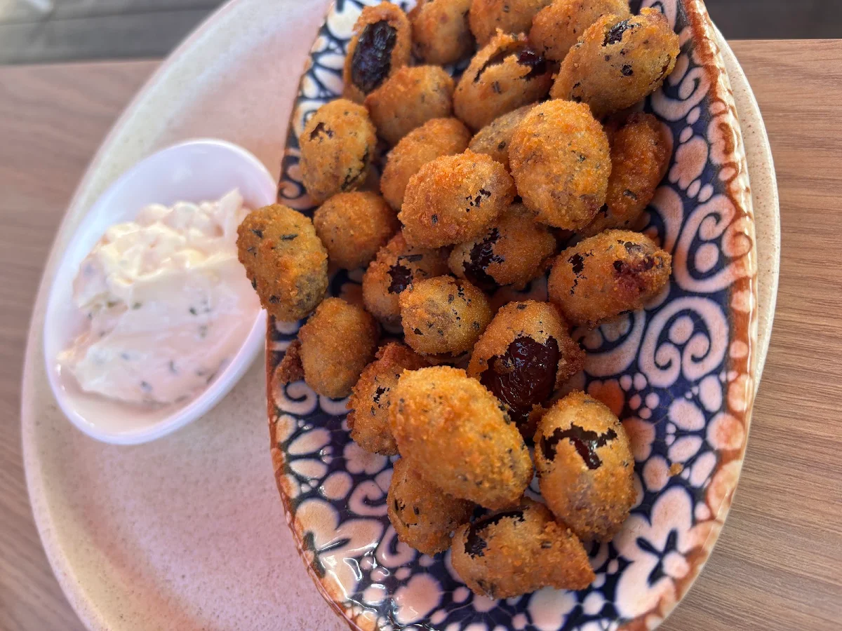 Deep Fried Rosemary Crusted Olives