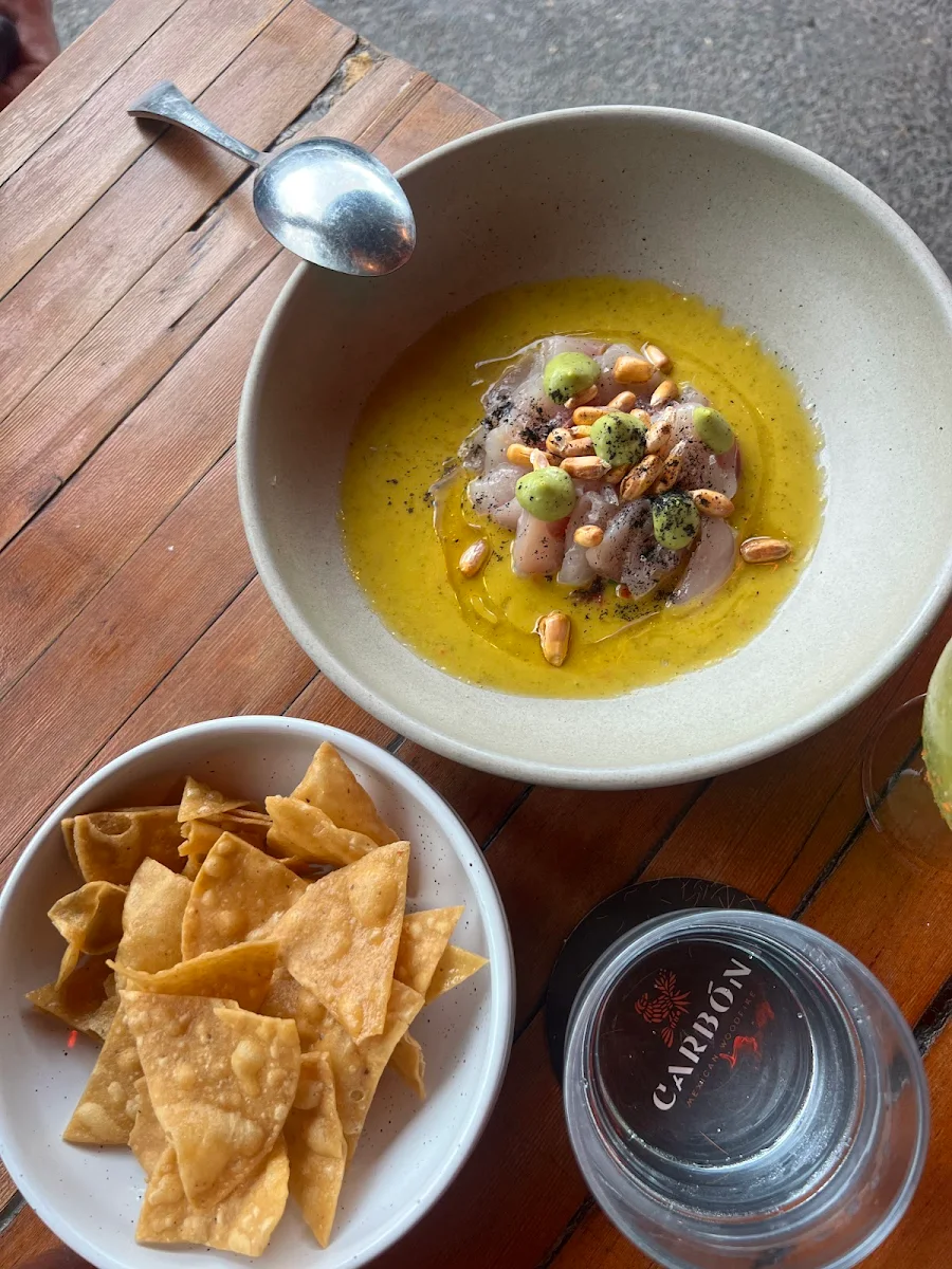 Kingfish Ceviche, Carbon Mexican Woodfire Restaurant Bondi