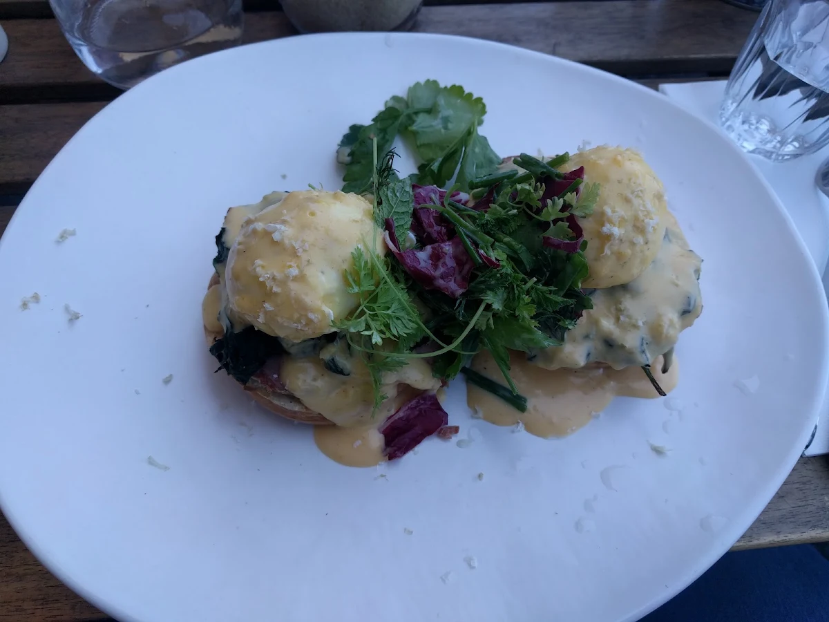 Eggs Benedict, Lady Bower Cafe