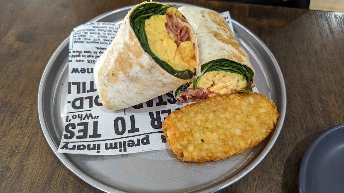 Breakfast Wrap, Langtree Cafe