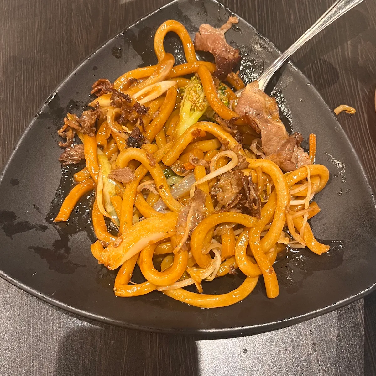 Stir Fried Beef Udon