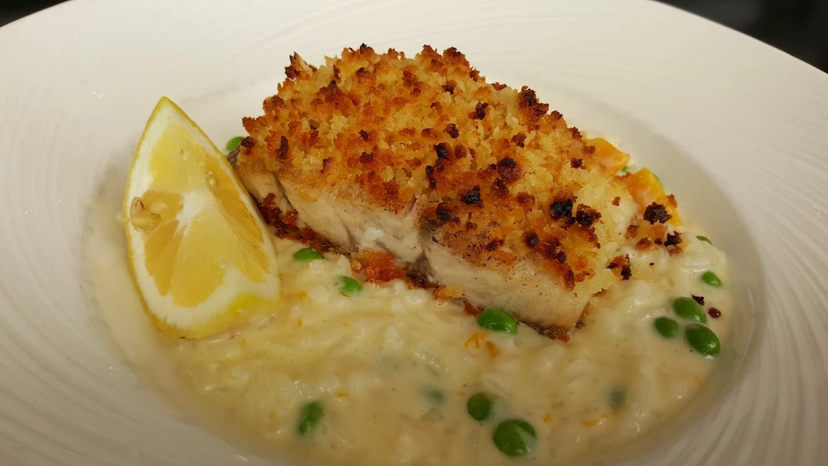 Barramundi with Risotto, The Royal on the Waterfront