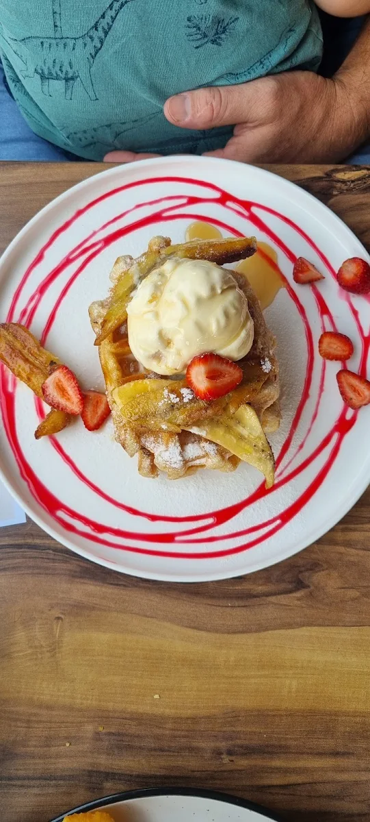 Waffles, Tree House Cafe & Bar
