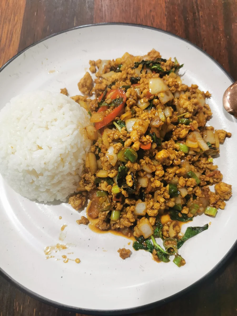 604garlic Chill& Basil Fried Rice
