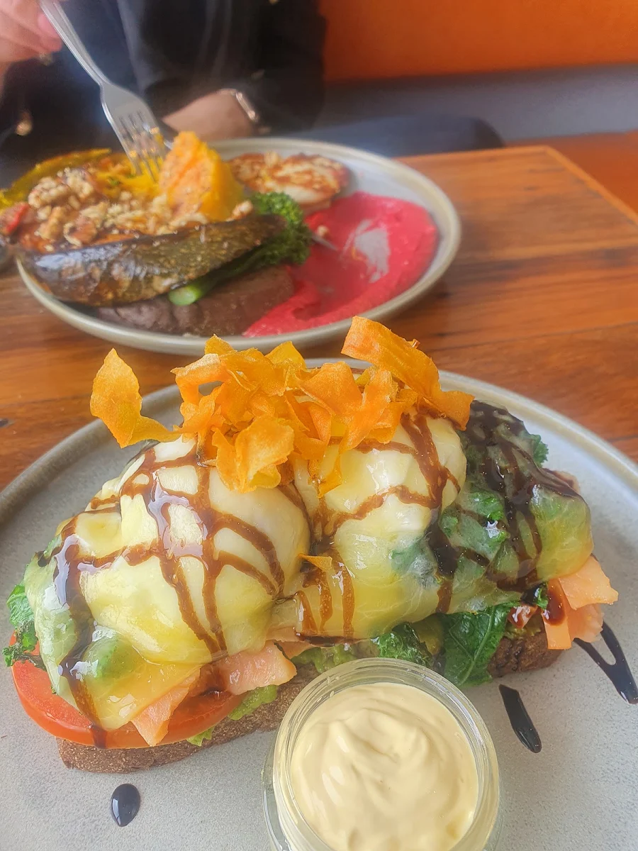 Breakfast Stack with Smoked Salmon