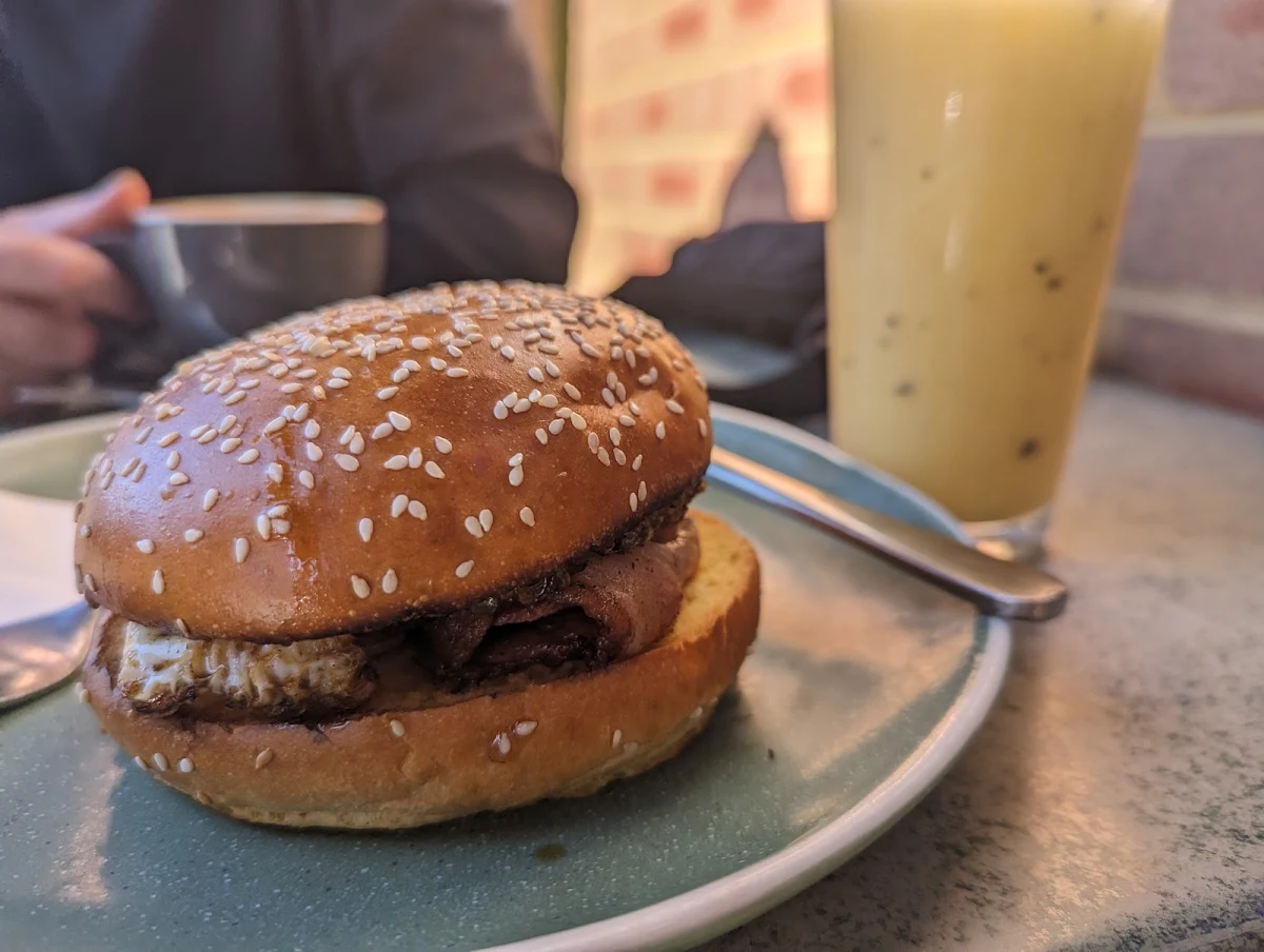 Bacon and Egg Roll, Pennant Hills Heritage Cafe