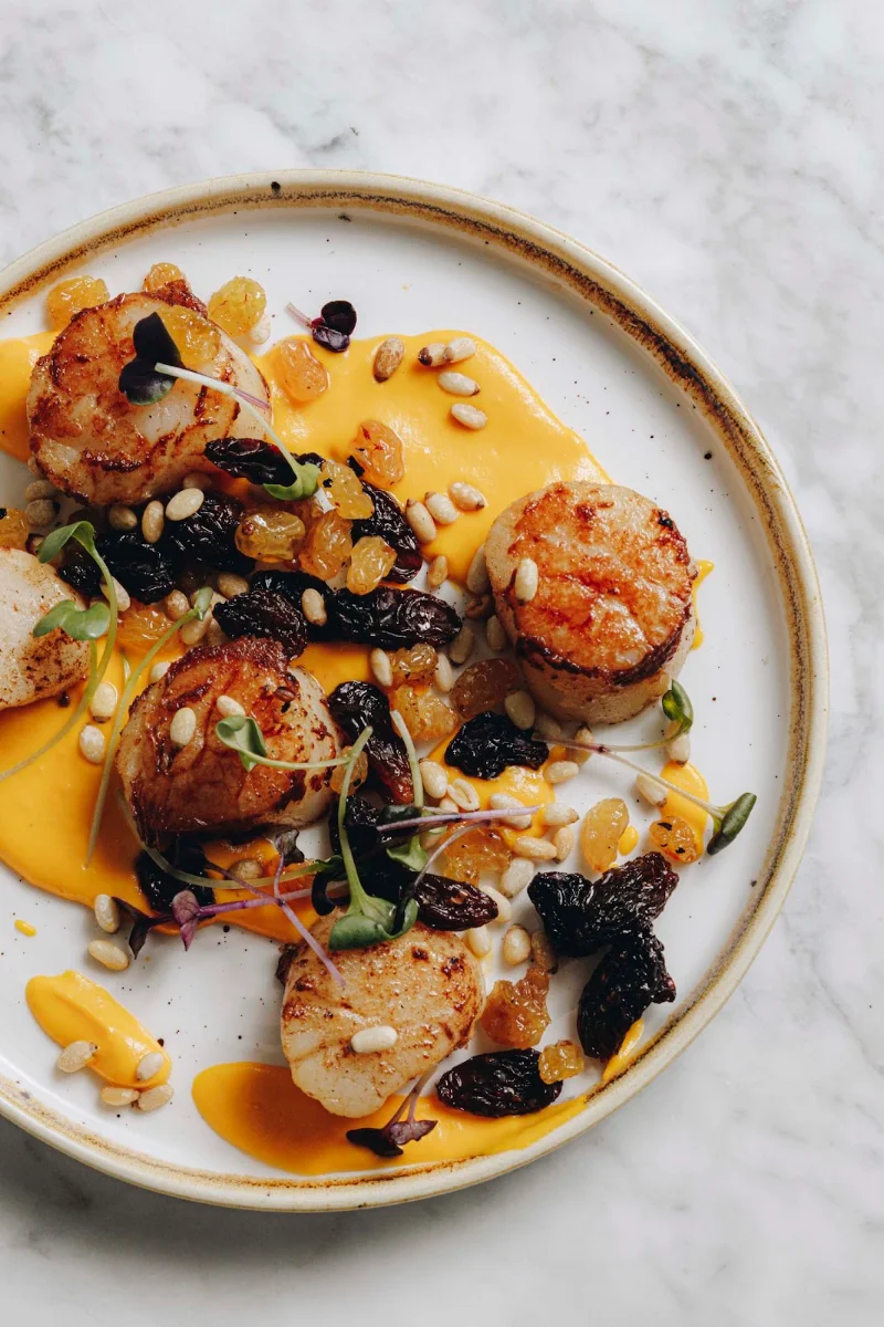 Halfshell Hokkaido Scallops, TINTA Belmont