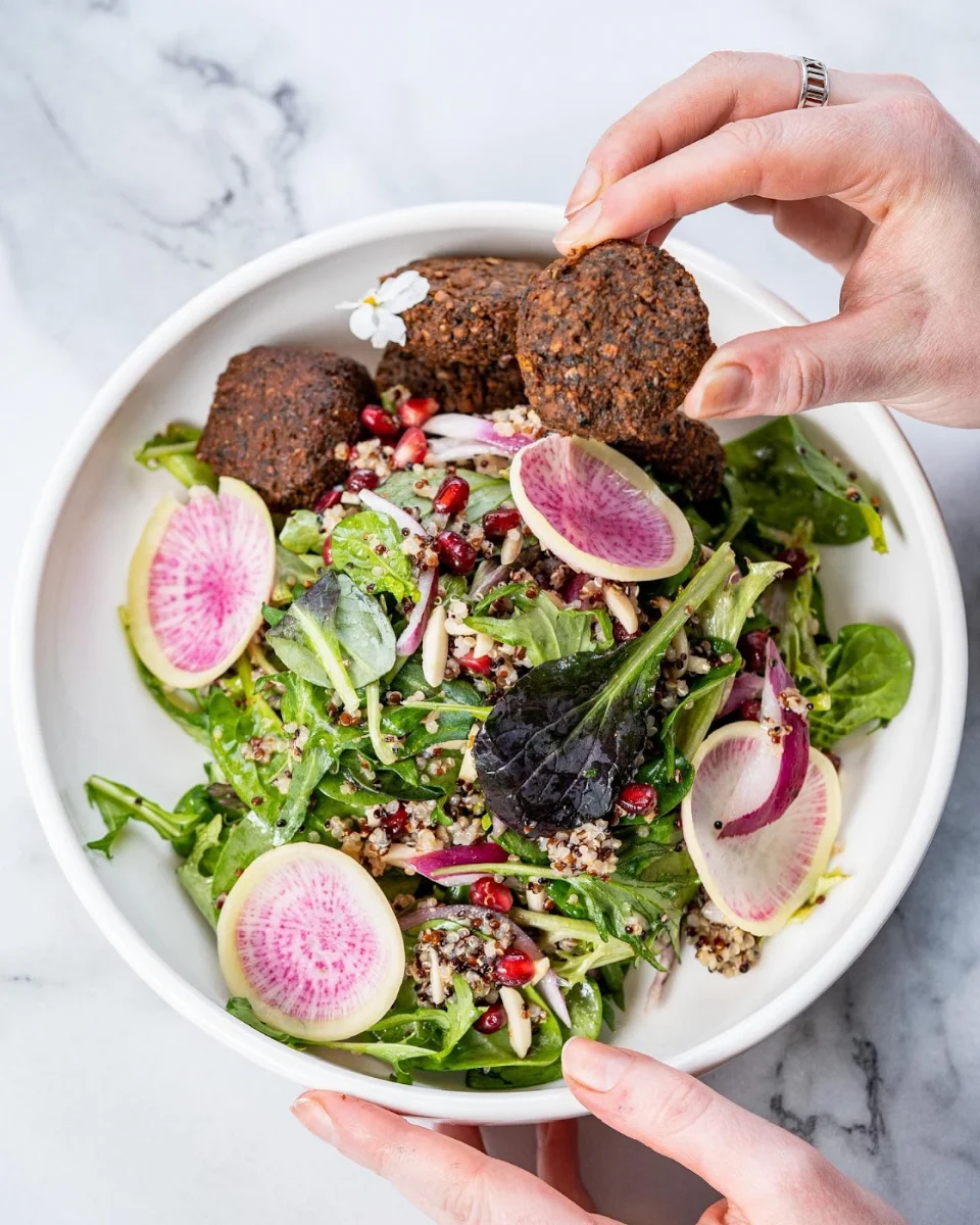 Kofta Summer Salad, The Pour Barista Cafe Marrickville
