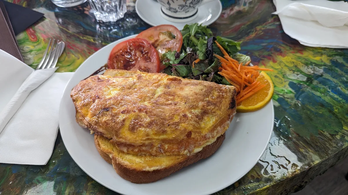 Prawn Omelette, Sophie’s Cafe Restaurant Chelsea