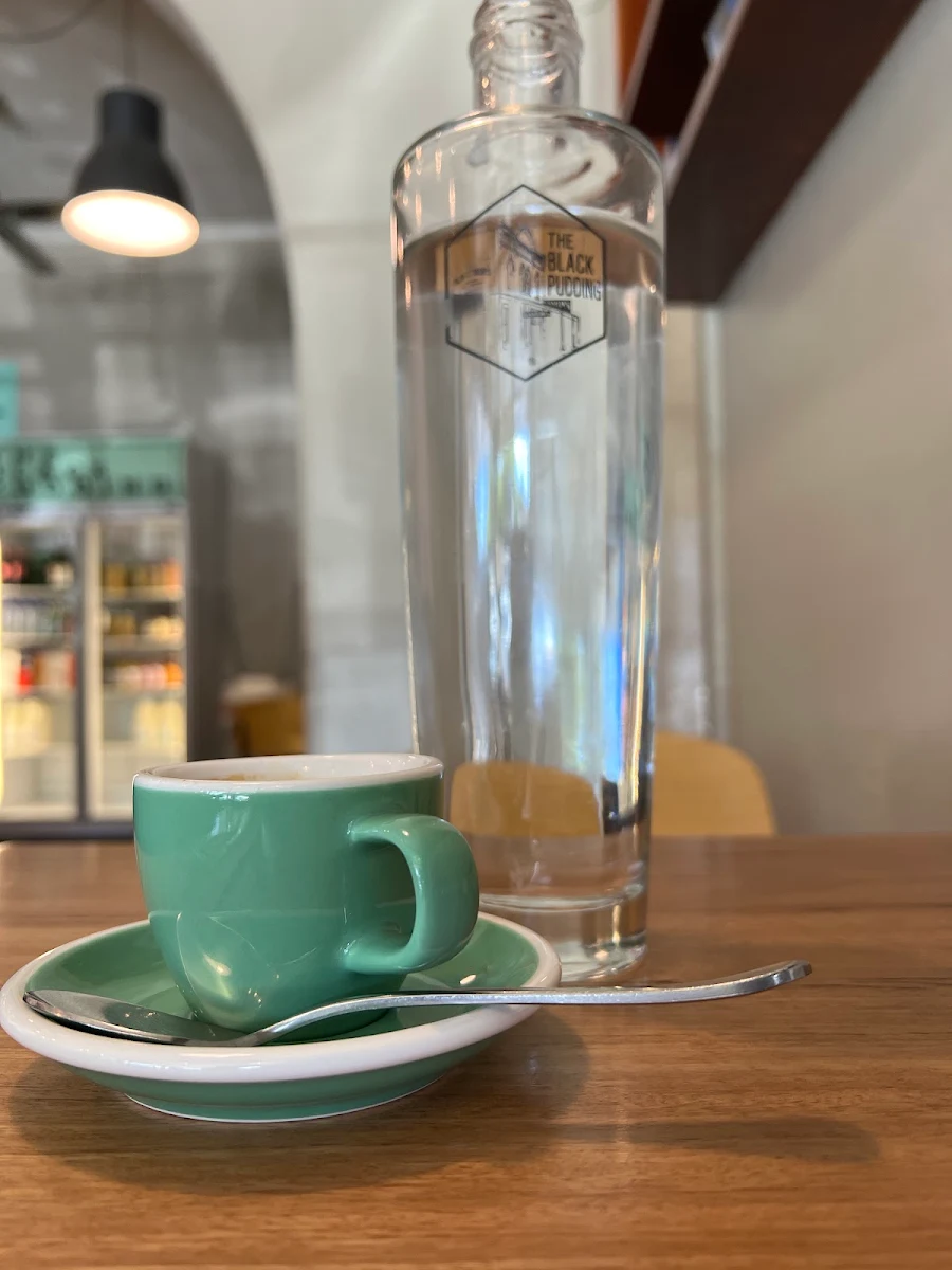 Double Espresso, The Black Pudding Cafe