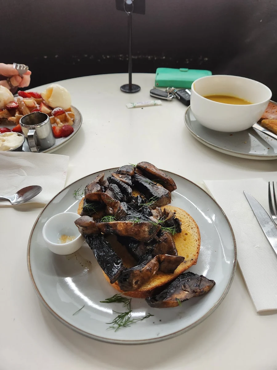 Mushrooms on Sourdough Toast