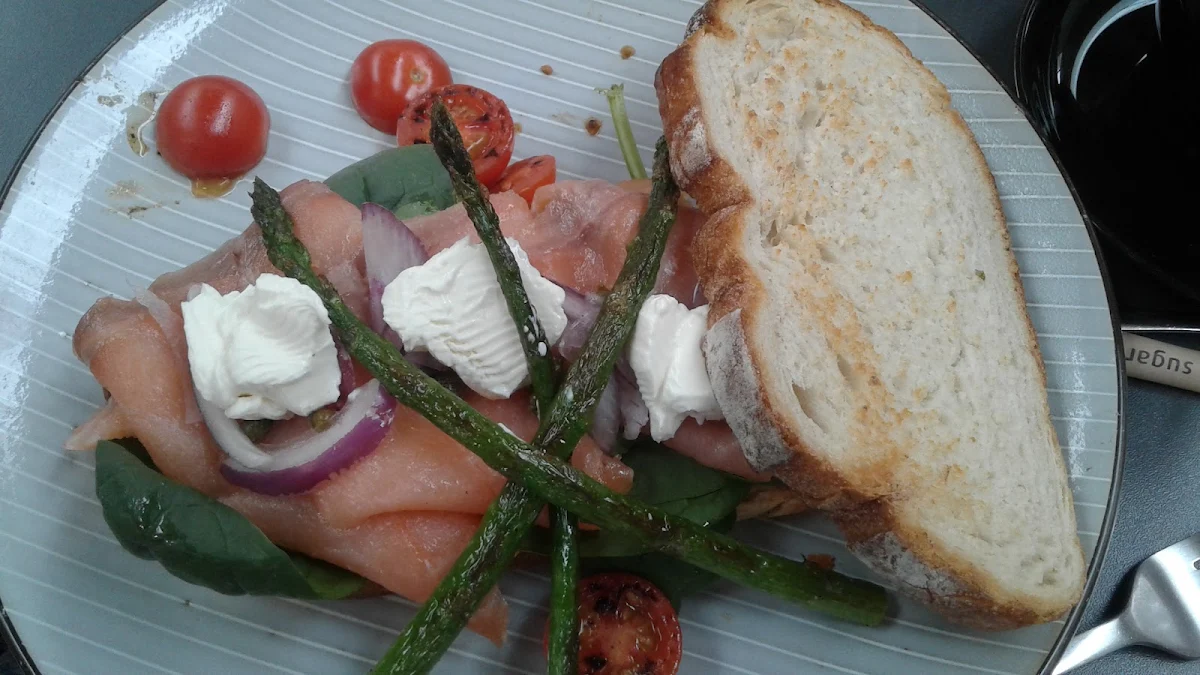 Smoked Salmon with Asparagus on Sourdough