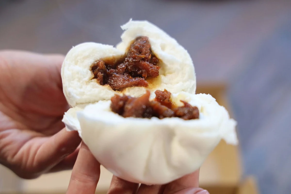 Steamed BBQ Buns, Ping An Veggie @Plant4 Bowden