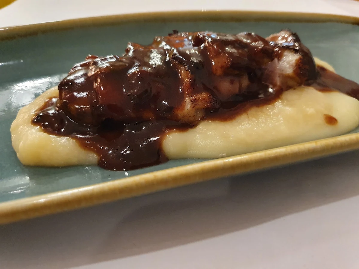 Duck Breast with Cauliflower Puree and Passionfruit Jus