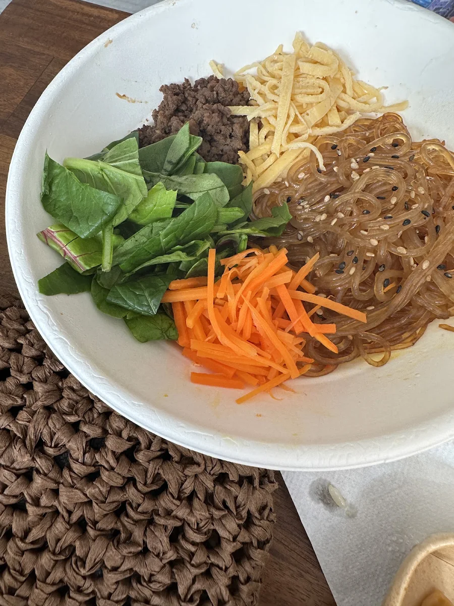 Beef Bulgogi Glass Noodle Bowl Bulgogi Japchae