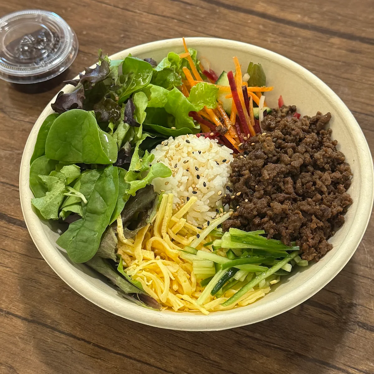 Korean Rice Bowl Bulgogi Bibimbap