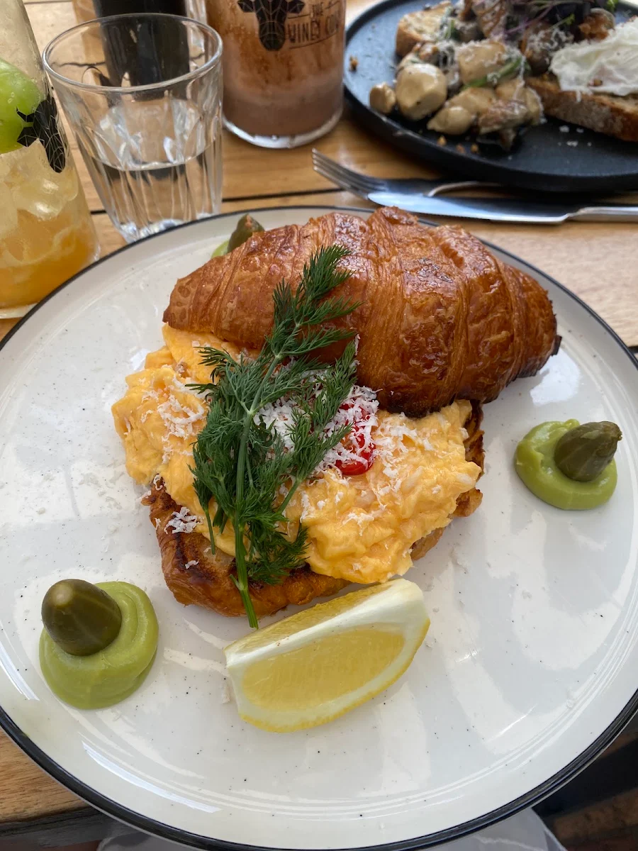 Breakfast Croissant, The Winey Cow