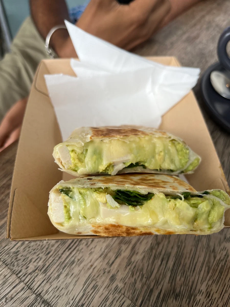 Chicken Wrap, June's Cafe