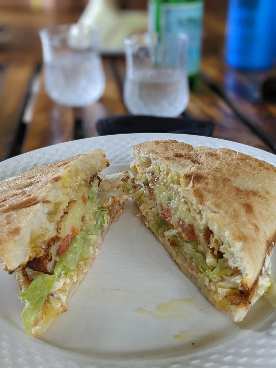 Veggie Burger, The Old Road Cafe