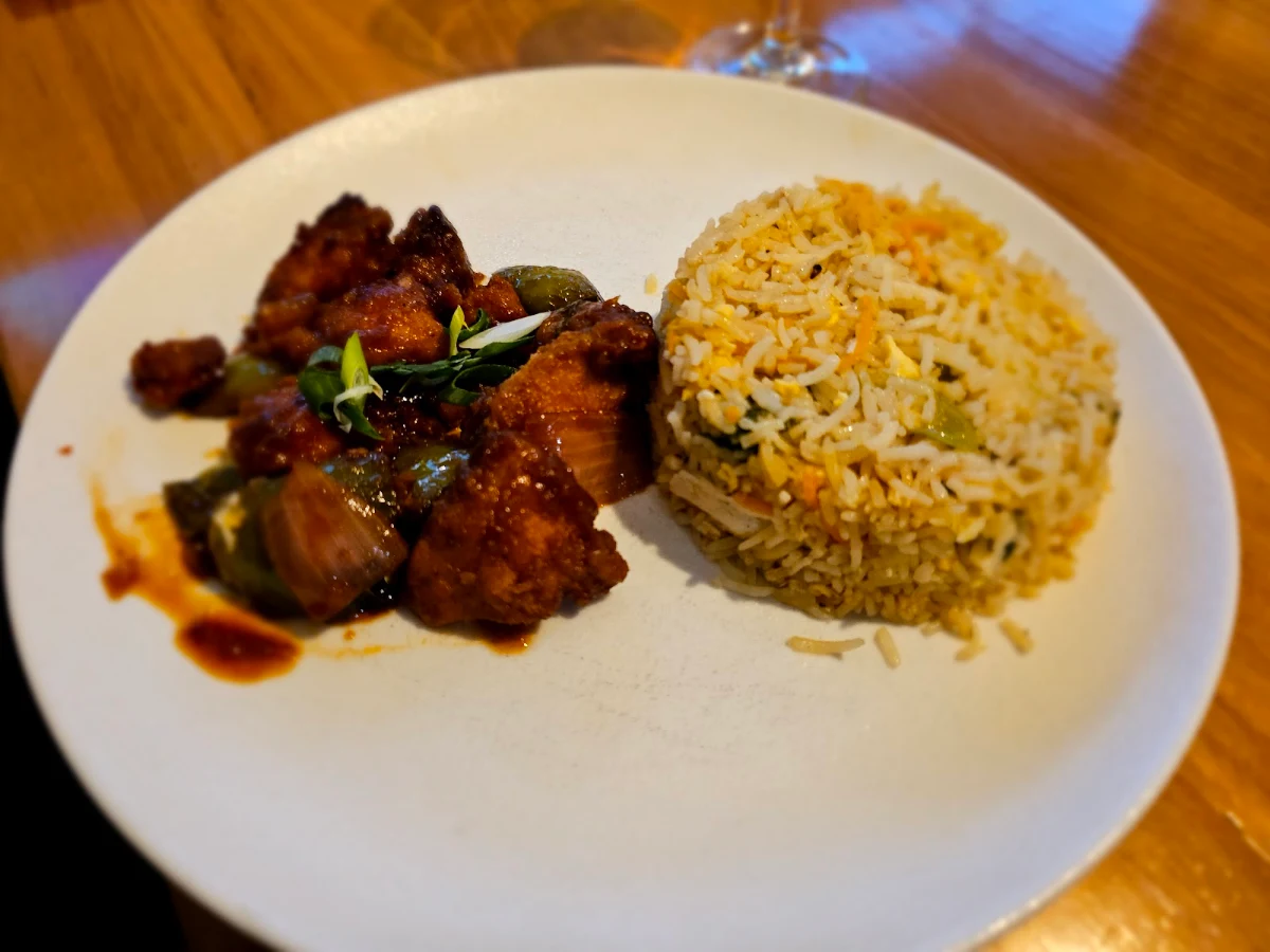 Devils Chicken and Fried Rice
