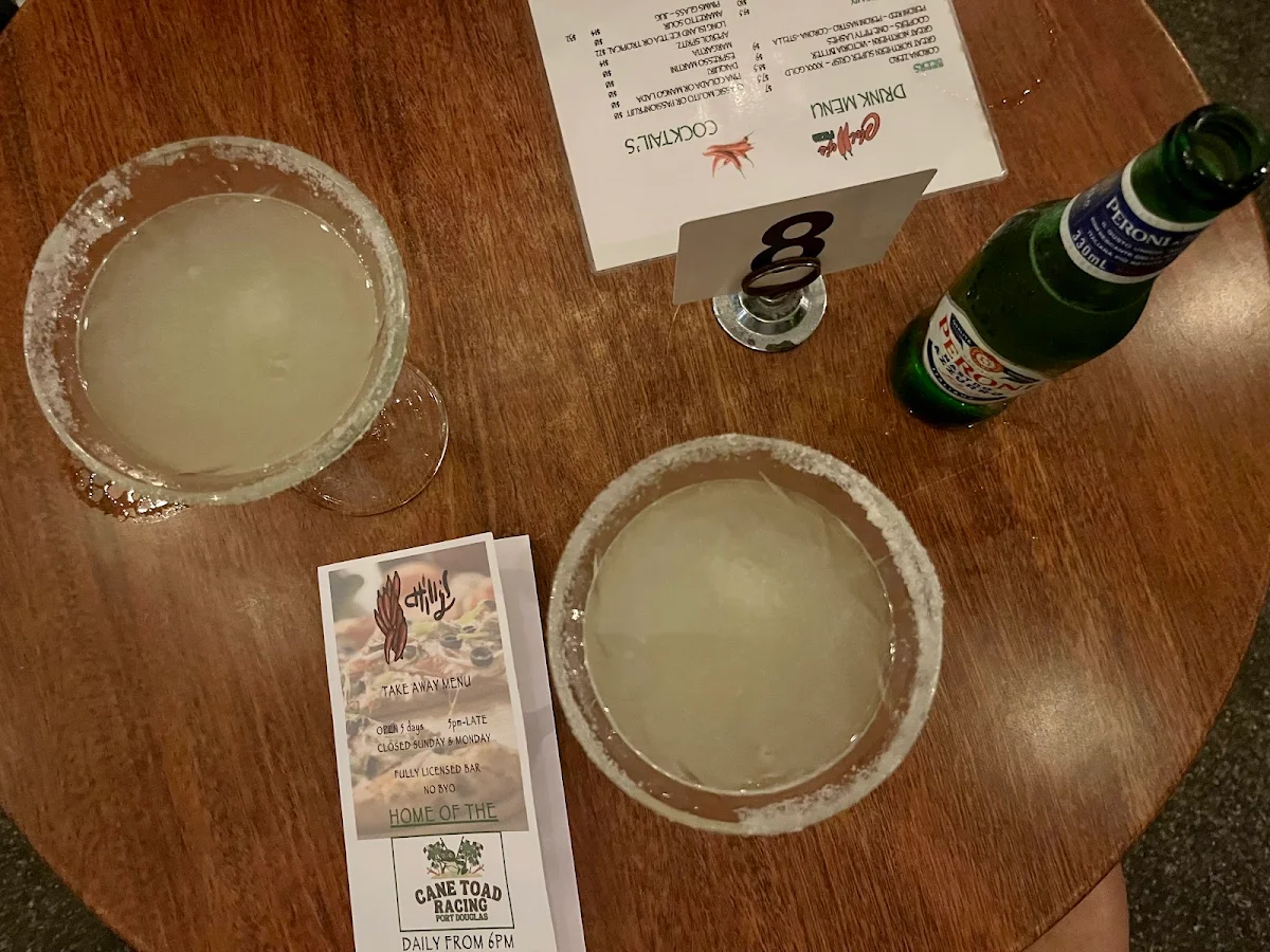 Margaritas, Chilly's Pizza & Trattoria
