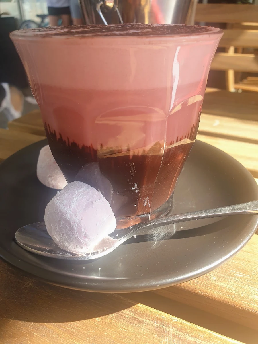 Beetroot Latte, Angie's Bistrot