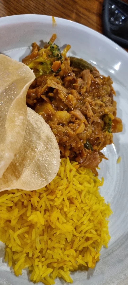 Curry, Saracens Head Hotel