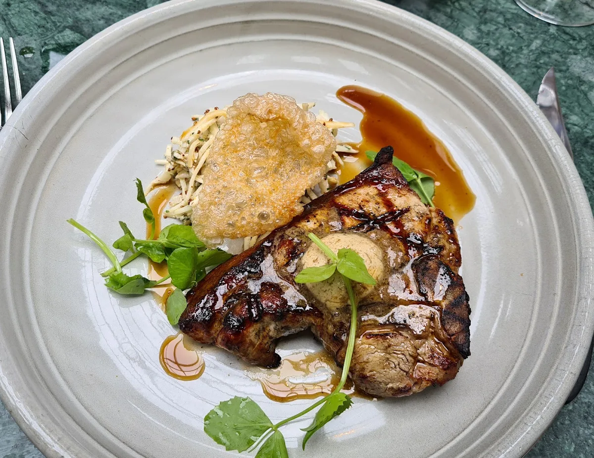 Scottsdale Pork Chop Celeriac Remoulade Truffle Butter