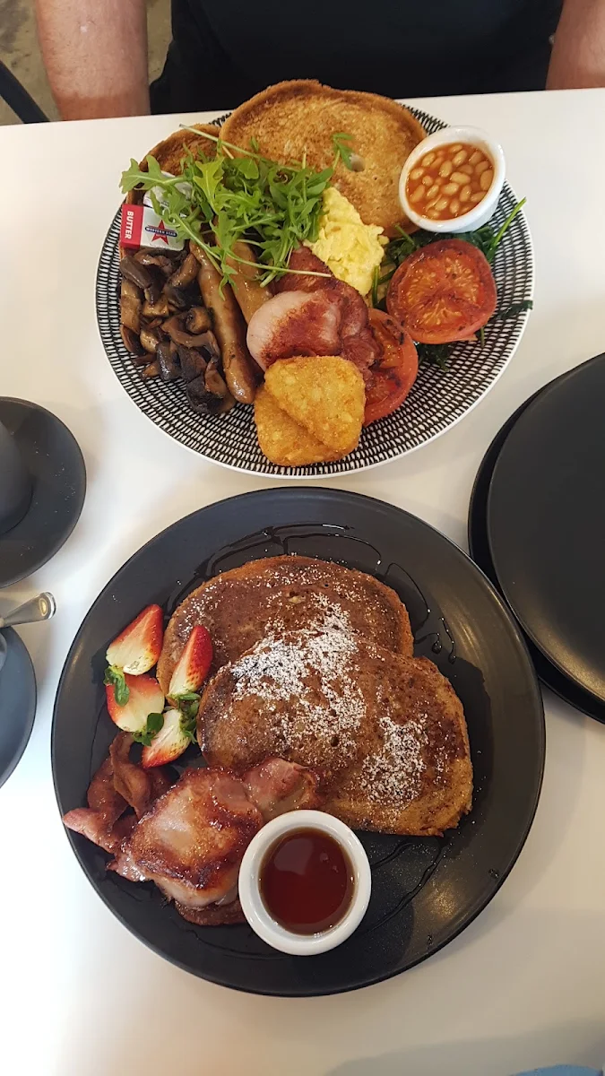 Big Breakfast and French Toast with Bacon