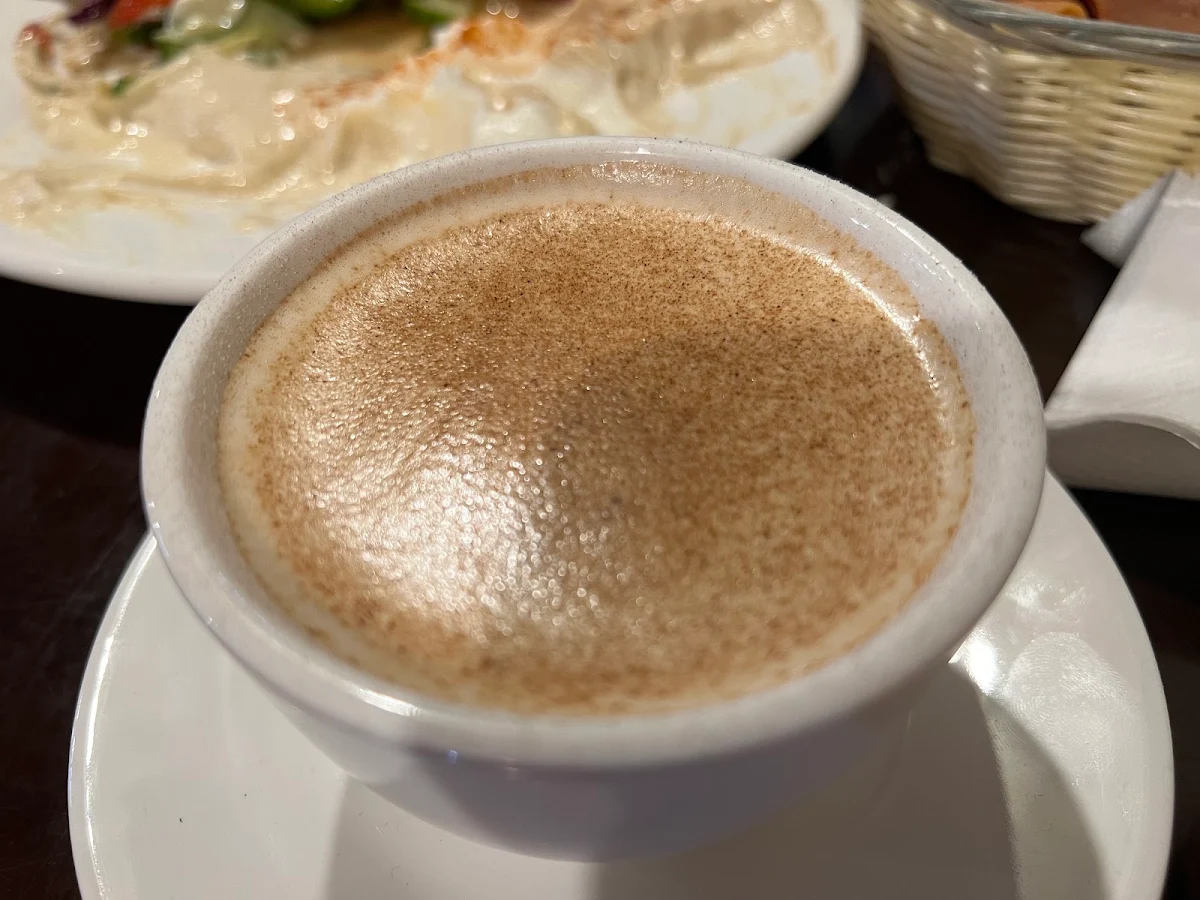 Chai Latte, Cairo Cafe & Restaurant Cannington