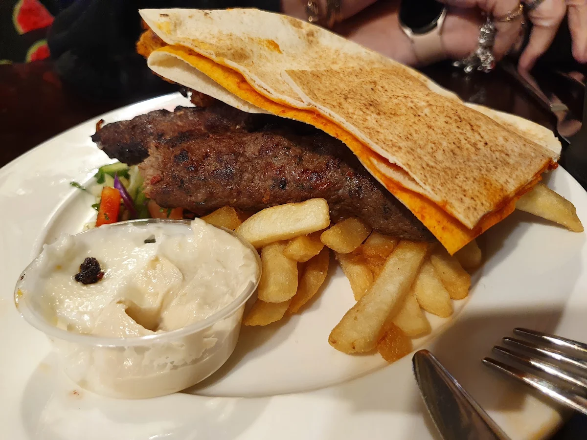 Platter with Chips, Cairo Cafe & Restaurant Cannington