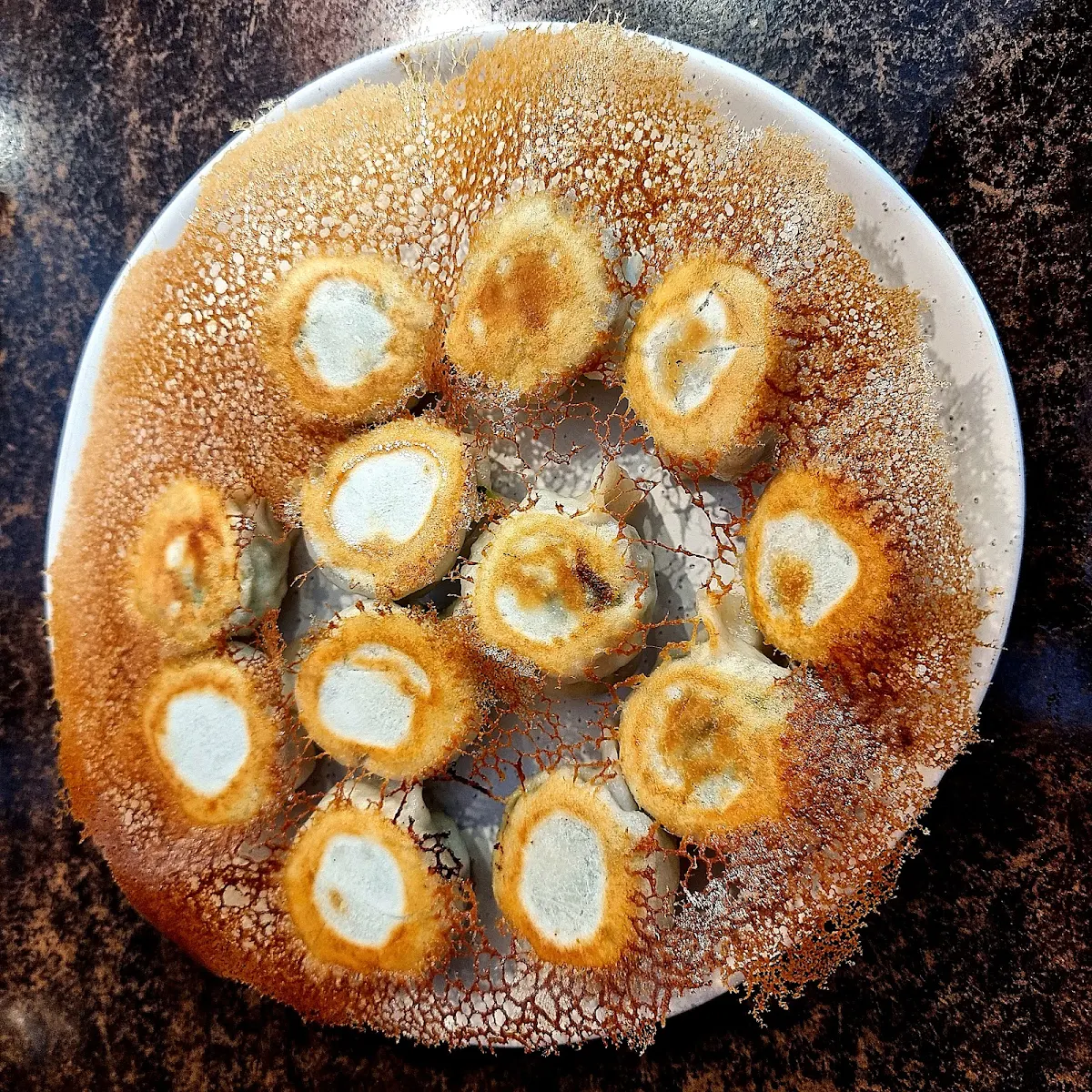 Vegetable Pan Fried Dumplings