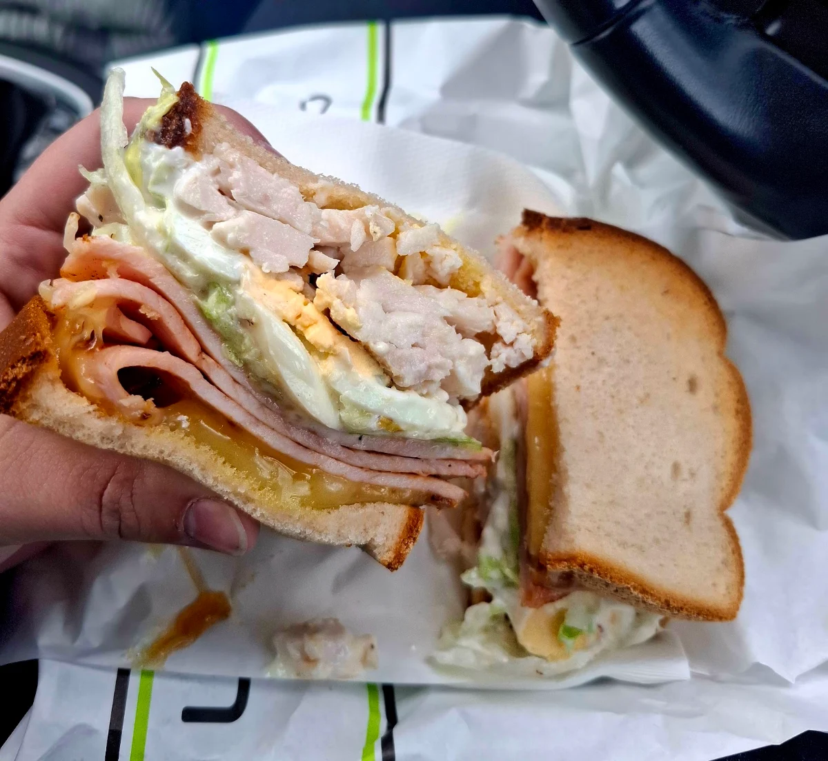 Highlights, Charlies Club Sandwiches