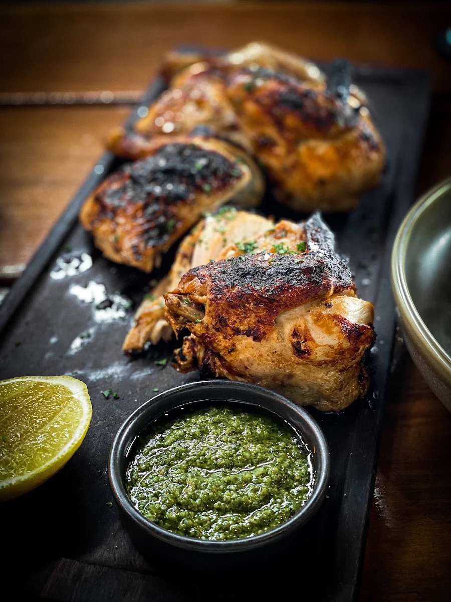 Free Range BBQ Rotisserie Chicken Salsa Verde